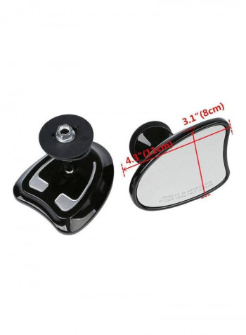 2-Piece Rear Side Mirror Set For Harley Touring (2014-18)