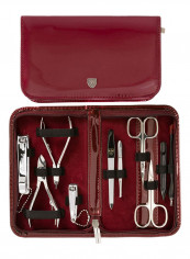 10-Piece Manicure Pedicure Grooming Set With Case Multicolour