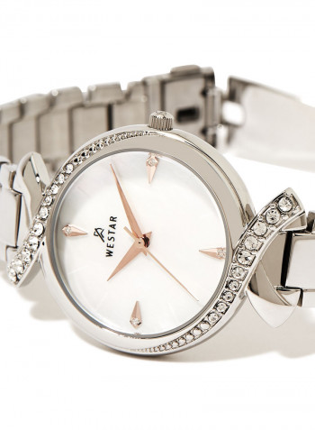 Women's Stainless Steel Quartz Analog Wrist Watch 00072STN611