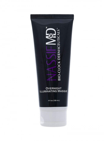 Nassifmd Dermaceuticals Refreshing & Brightening Overnight Illuminating Masque Leaves Skin Soft & Refreshed 4 Fl Oz