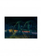 Vampire Bridge Canvas Wall Art Multicolour 12 x 19inch