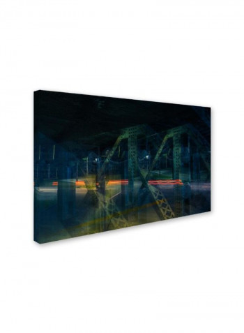 Vampire Bridge Canvas Wall Art Multicolour 12 x 19inch