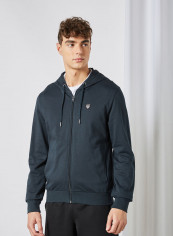 Basic Zip-Through Hoodie Night Blue reviews Basic Zip-Through Hoodie Night Blue
