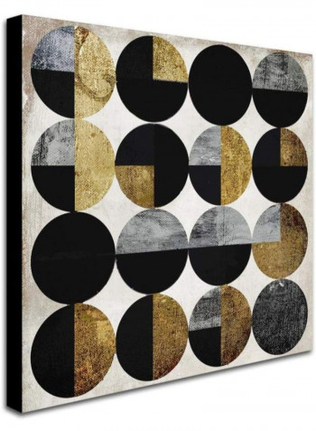 Conversation Canvas Wall Art Multicolour 18 x 18inch