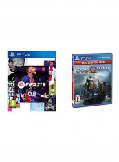 FIFA 21 Standard Edition + God Of War - بلاي ستيشن 4 (PS4)