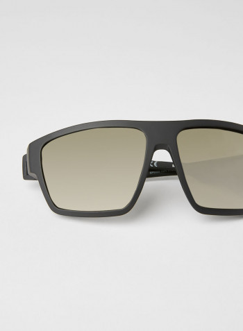 Men's Rectangular Frame Sporty Sunglasses