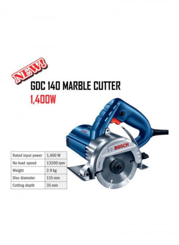 Professional Marble Cutter Saw Blue/Black/Silver