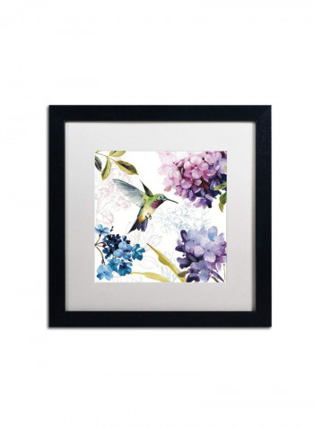 Spring Bloom Copy Framed Wall Art White/Pink 11 x 14inch