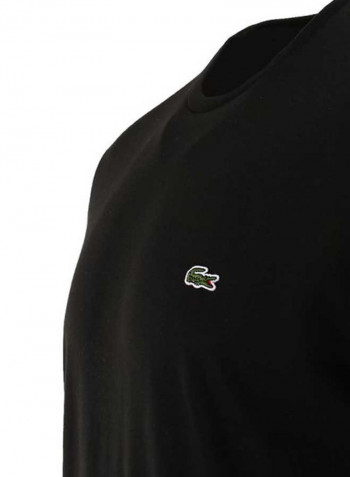 Crew Neck T-shirt Black/Green/White