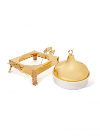 Food Warmer Gold ‎38x38x23cm