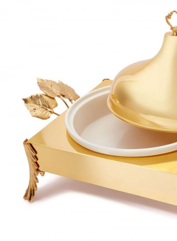 Food Warmer Gold ‎38x38x23cm
