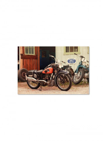 Old Chevy Framed Wall Art multicolour 11 x 14inch