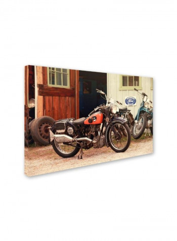 Old Chevy Framed Wall Art multicolour 11 x 14inch