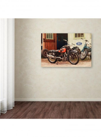 Old Chevy Framed Wall Art multicolour 11 x 14inch