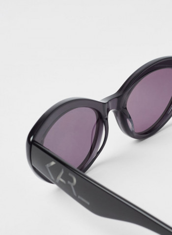 Women's Full Rim Acetate Cat Eye Sunglasses - Lens Size: 52 mm