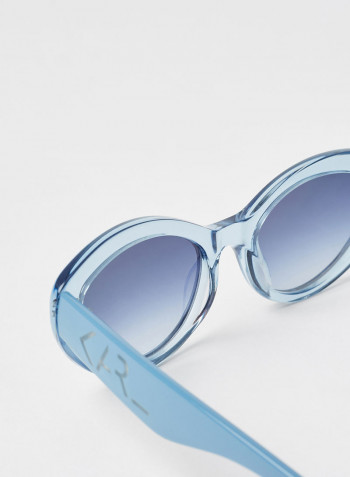 Women's Full Rim Acetate Cat Eye Sunglasses - Lens Size: 52 mm