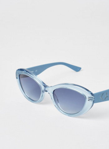 Women's Full Rim Acetate Cat Eye Sunglasses - Lens Size: 52 mm