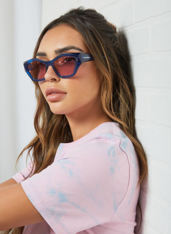 Women's Full Rim Acetate Cat Eye Sunglasses - Lens Size: 52 mm