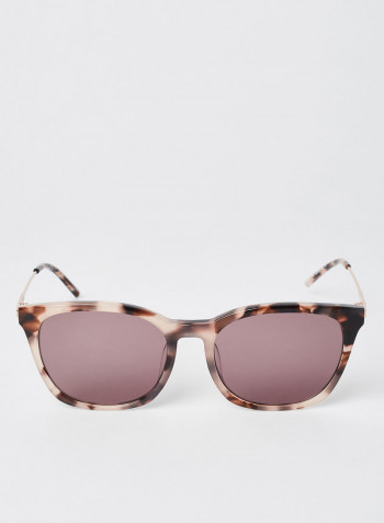 Women's Full Rim Acetate Tea Cup Sunglasses - Lens Size: 52 mm