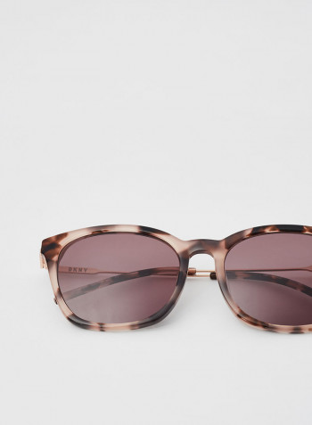 Women's Full Rim Acetate Tea Cup Sunglasses - Lens Size: 52 mm