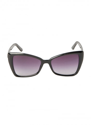 Women's Full Rim Injected Butterfly Sunglasses - Lens Size: 55 mm