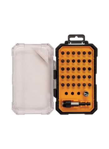 32-Piece Impact Screwdriver Bit Set Yellow & Black 60millimeter
