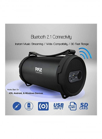 Portable Bluetooth Boombox Set PBMSPG7 Black