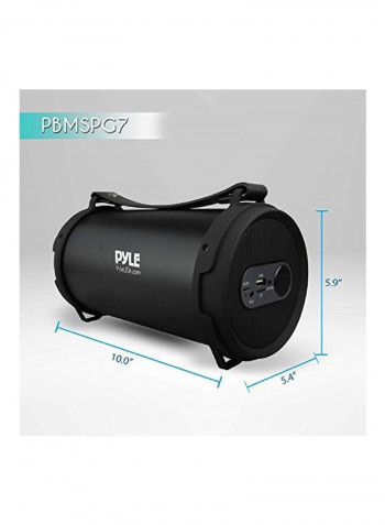 Portable Bluetooth Boombox Set PBMSPG7 Black