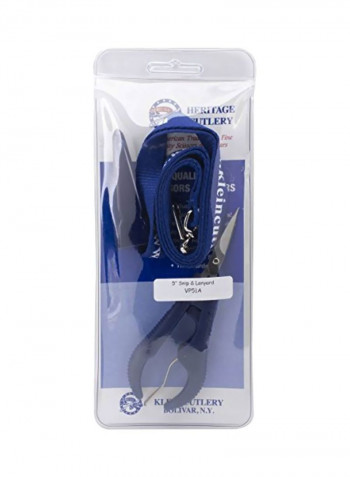 Snip With Lanyard Blue