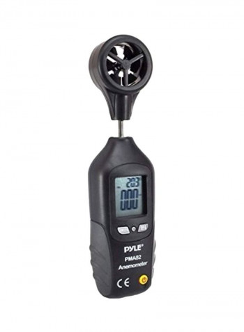 Digital Anemometer And Thermometer Black