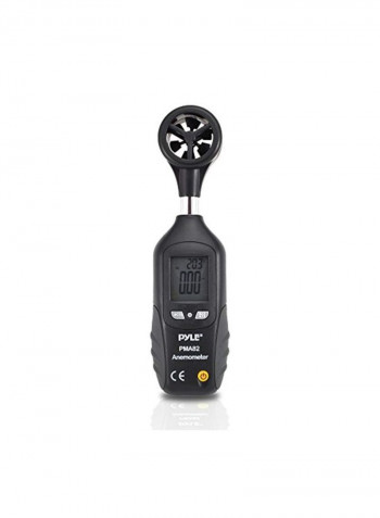 Digital Anemometer And Thermometer Black
