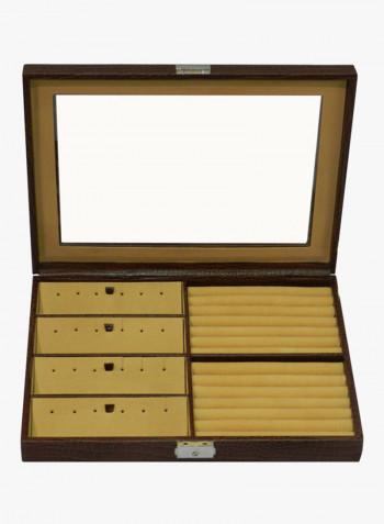 Earring, Ring And Cufflinks Jewellery Box