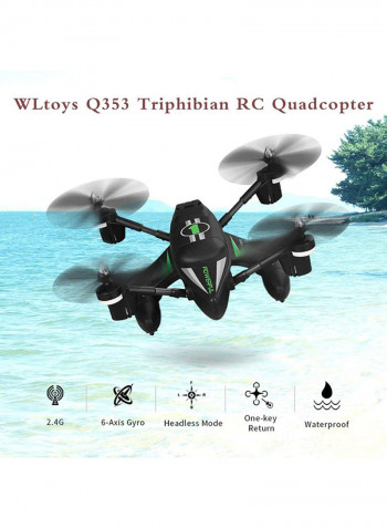 Gyro Triphibian Air-Ground-Water Remote Controlled Drone
