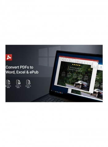 PDF Extra 2021 - Professional PDF Editor For Windows Black/Red