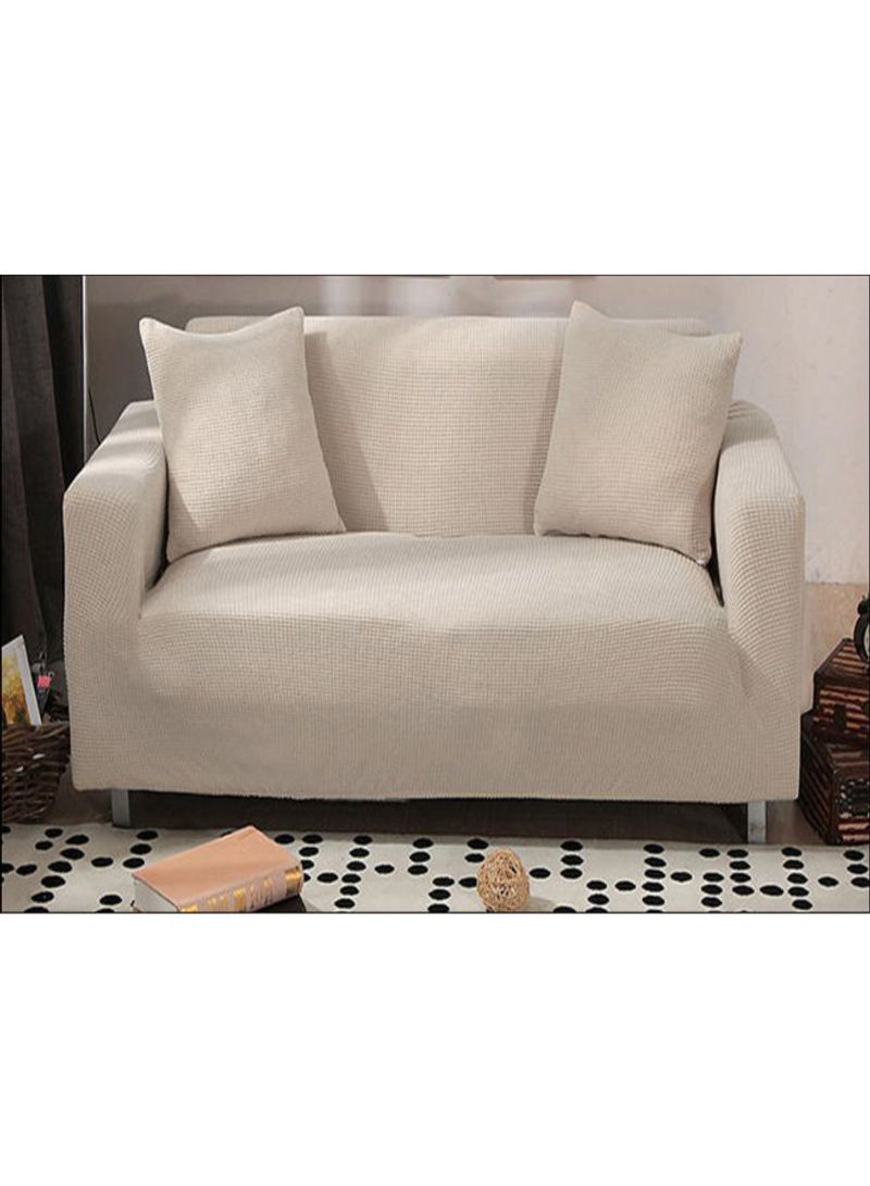 European Style Sofa Slipcover Beige