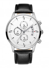 Men's Big Dial Brief Style Multi-functional Waterproof Trendy Quartz Watch NNSB03701778