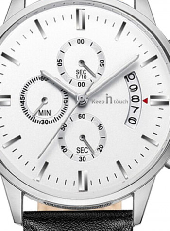 Men's Big Dial Brief Style Multi-functional Waterproof Trendy Quartz Watch NNSB03701778