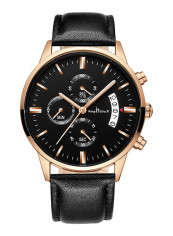 Men's Big Dial Brief Style Multi-functional Waterproof Trendy Quartz Watch NNSB03701781
