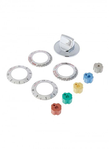 Pack Of 10 Electric Range And Oven Replacement Knob Kit 8121 Multicolour
