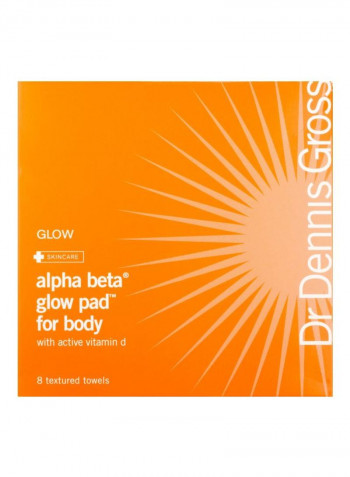 Pack Of 8 Alpha Beta Glow Pad
