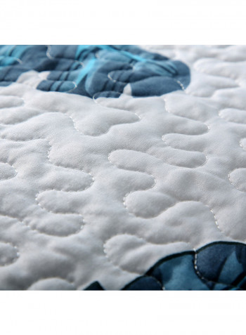 Cotton Simple Print Bedspread Cotton Multicolour 150x200centimeter
