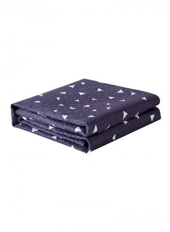 Geometric Pattern Print Cotton Blanket Cotton Multicolour 150x200centimeter