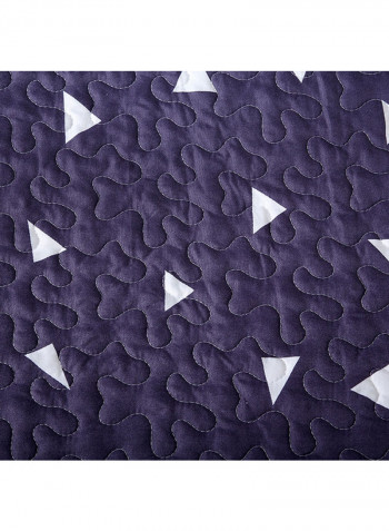 Geometric Pattern Print Cotton Blanket Cotton Multicolour 150x200centimeter