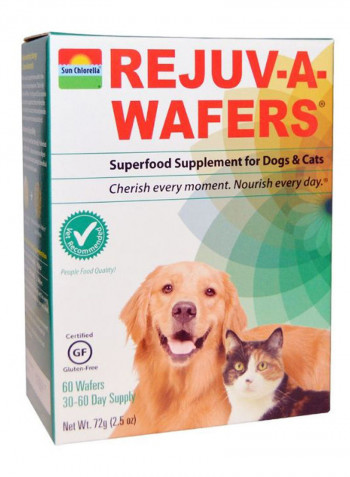 Rejuv-A-Wafers Superfood Supplement - 60 Wafers