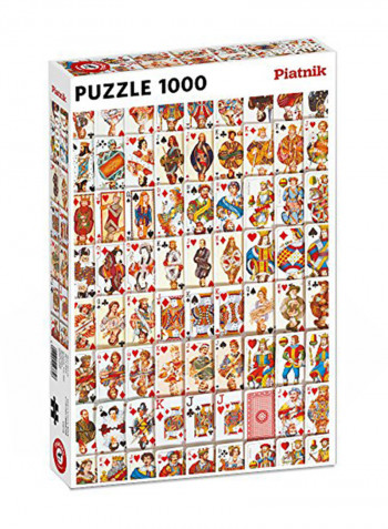 1000-Piece Playing Cards Jigsaw Puzzle 26.5 x 17.4inch