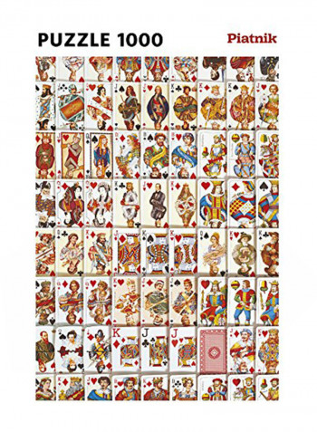 1000-Piece Playing Cards Jigsaw Puzzle 26.5 x 17.4inch