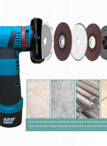 Electric Multifunctional Grinding Tool Blue 27 x 9 x 14cm