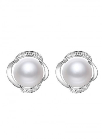 Ball 925 Sterling Silver Earrings