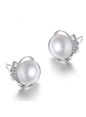 Ball 925 Sterling Silver Earrings