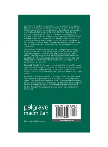 Consumption, Informal Markets, And The Underground Economy Hardcover